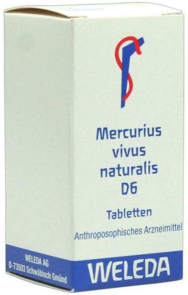 Weleda Mercurius Vivus Naturalis D6 80 Tabletten