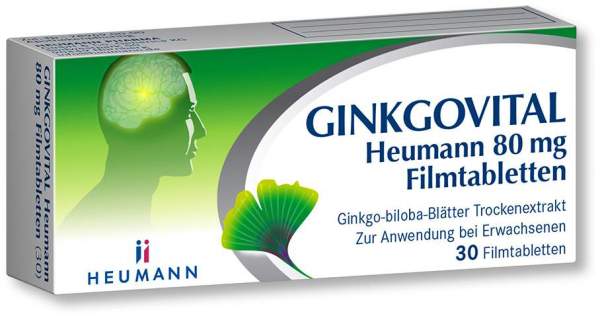Ginkgovital Heumann 80 mg 30 Filmtabletten
