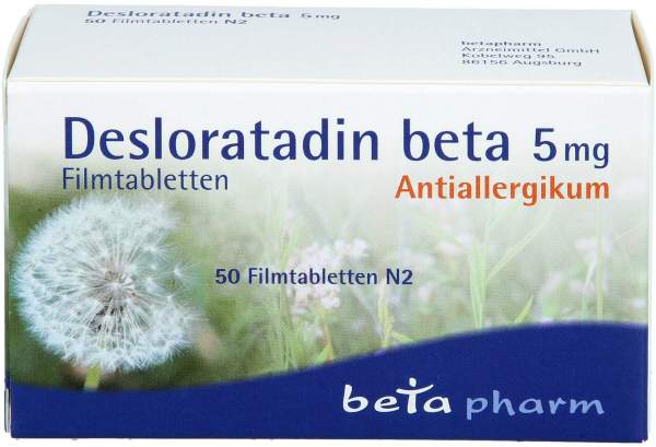 Desloratadin Beta 5 mg Filmtabletten 50 Stück