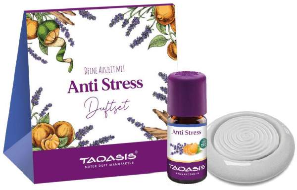 Anti Stress Duftset Öl 5 ml &amp; Duftstein 1 Stück
