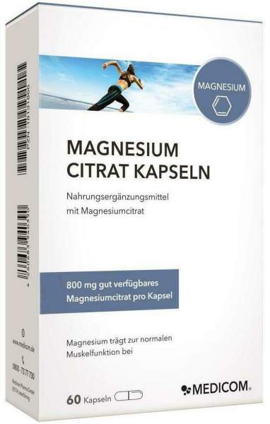 Magnesiumcitrat 60 Kapseln