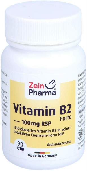 Vitamin B2 Forte 100 mg Bioaktives R5p Kapseln 90 Stück