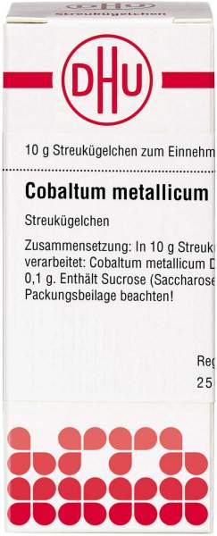 Dhu Cobaltum Metallicum D30 Globuli 10 G