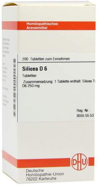 Silicea D 6 200 Tabletten