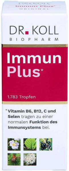 Immun plus Dr.Koll Gemmo Kompl.Vit.B6 B12 Selen Tropfen 50ml