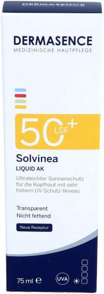 Dermasence Solvinea Liquid AK LSF 50+ 75 ml
