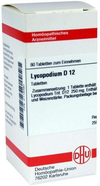 Lycopodium D12 Tabletten 80 Tabletten