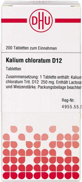 Kalium Chloratum D12 Dhu 200 Tabletten
