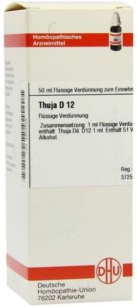 Thuja D12 Dilution 50 ml Dilution