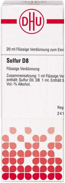 Dhu Sulfur D8 Dilution 20 ml