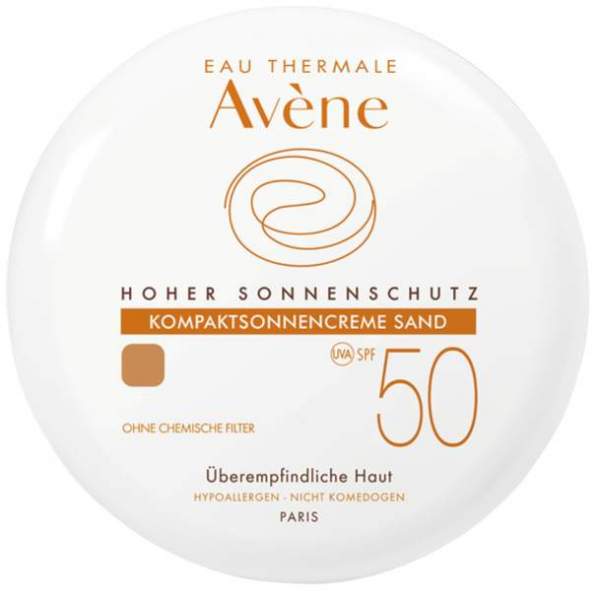 Avene Kompaktsonnencreme SPF 50 sand 10 g Creme