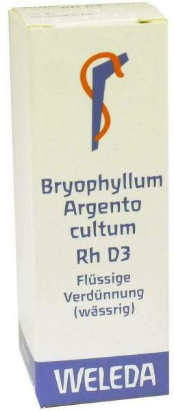 Weleda Bryophyllum Argento Cultum Rh D3 20 ml Dilution