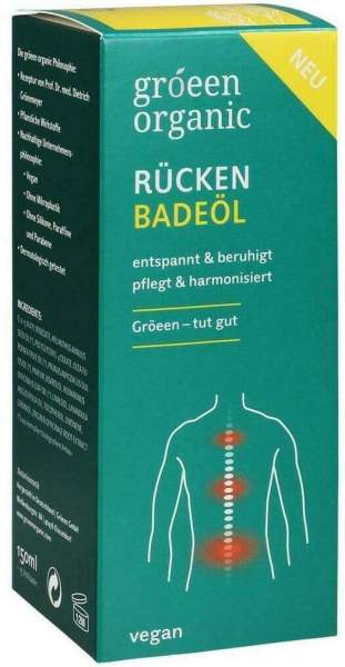 Gröeen Organic Rücken-Badeöl 150 ml
