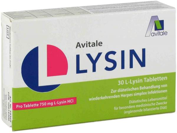 L-Lysin 750 mg 30 Tabletten