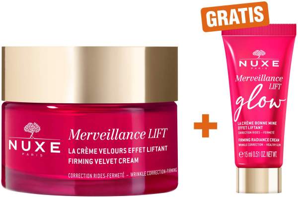 NUXE Merveillance Lift Seidige Lifting-Creme 50 ml + gratis Merveillance Lift Glow 15 ml
