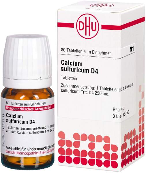 Calcium Sulfuricum D4 80 Tabletten