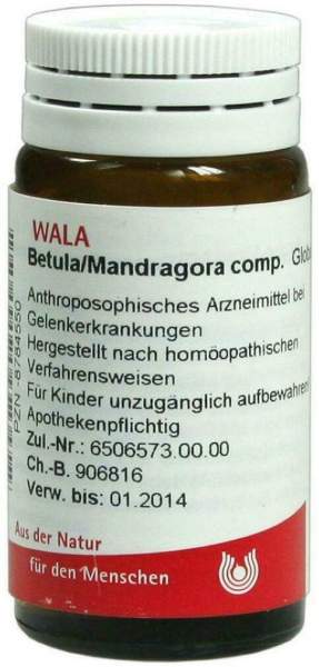 Wala Betula Mandragora Comp. 20 G Globuli