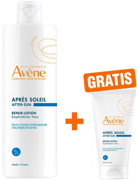 Avene After Sun Repair Lotion 400 ml + gratis 50 ml