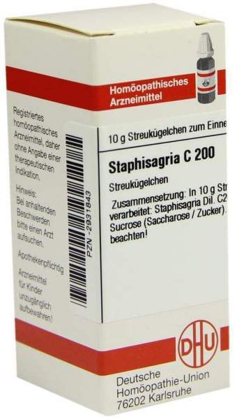 Staphisagria C200 10 G Globuli