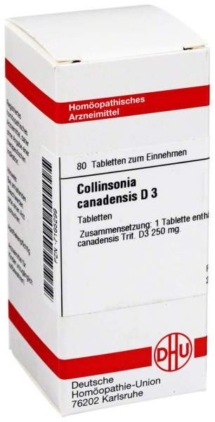 Collinsonia Canadensis D 3 Tabletten