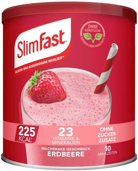 Slim Fast Pulver Erdbeere 365 g
