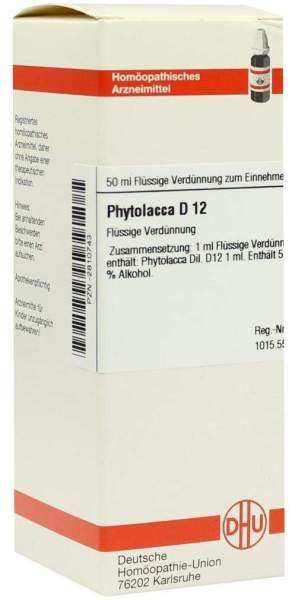 Phytolacca D12 Dilution 50 ml Dilution