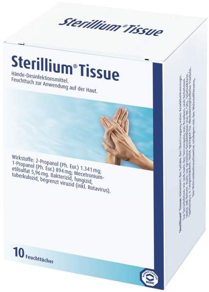 Sterillium Tissue 10 Tücher