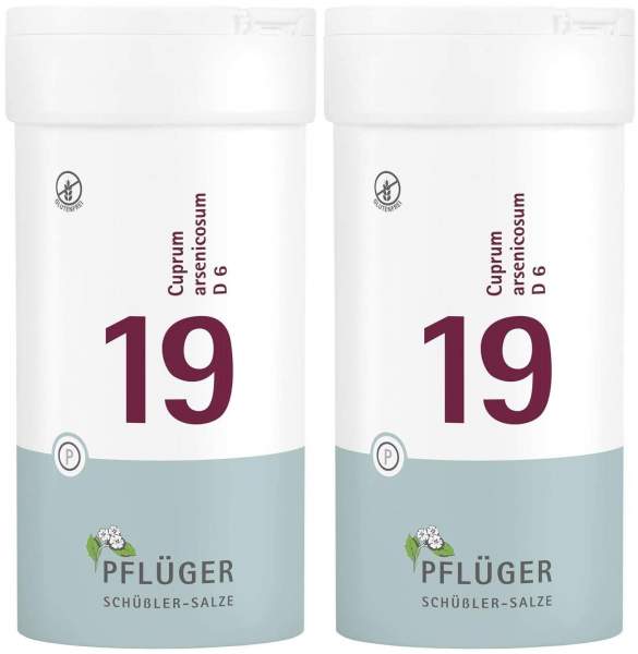 Biochemie Pflüger 19 Cuprum arsenicosum D6 2 x 400 Tabletten