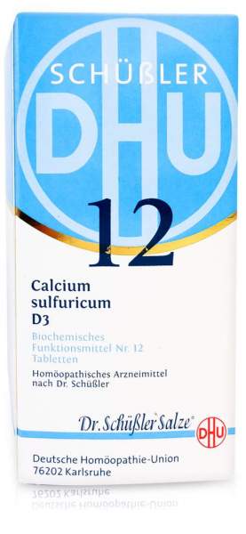 Schüßler Dhu 12 Calcium Sulfuricum D 3 420 Tabletten