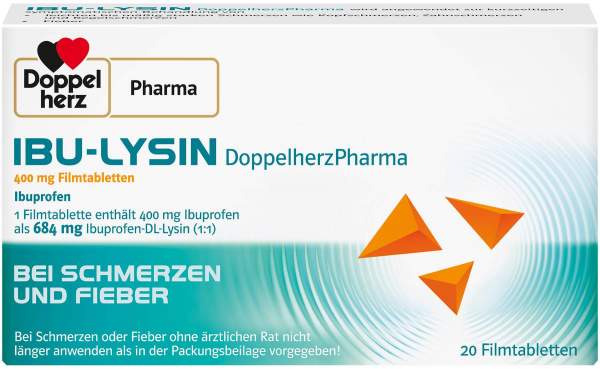 Ibu Lysin Doppelherz Pharma 400 mg 20 Filmtabletten