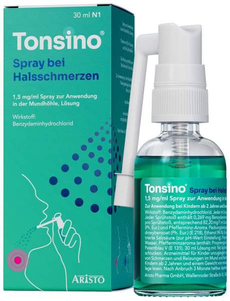 Tonsino Spray bei Halsschmerzen 30 ml
