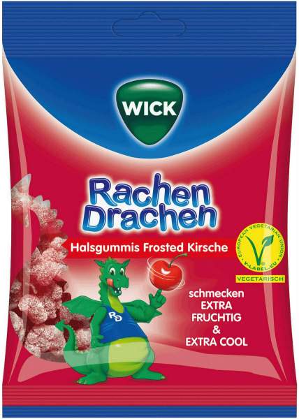 Wick Rachendrachen Halsgummis Kirsche 75 G