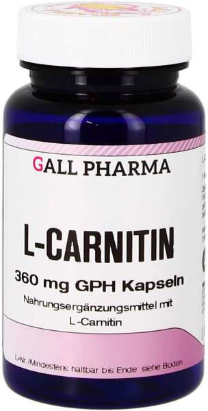 L-Carnitin 360 mg Gph 360 Kapseln