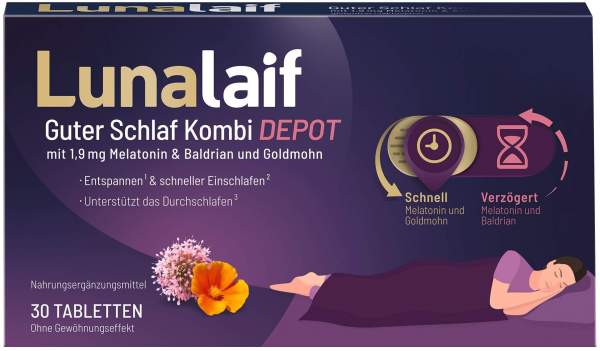 Lunalaif Guter Schlaf Kombi Depot 30 Tabletten