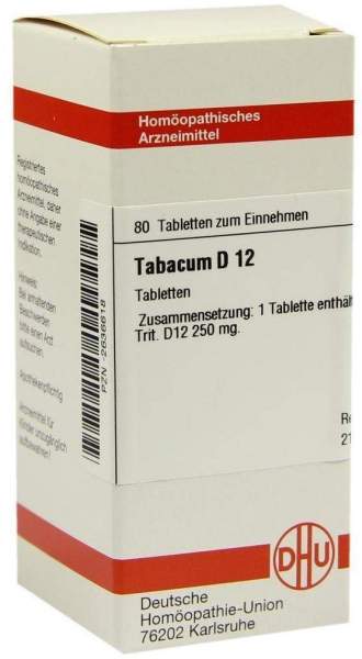 Dhu Tabacum D12 80 Tabletten