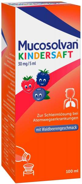 Mucosolvan 100 ml Kindersaft 30 mg je 5 ml