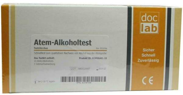 Alkoholtest Atem 0,5 10 Teststreifen