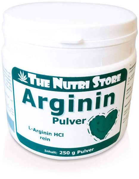 Arginin Hcl 100% Rein Pulver 250 G Pulver