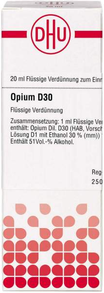 Dhu Opium D30 Dilution 20 ml