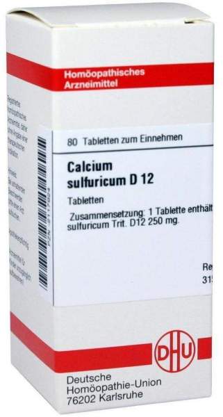 DHU Calcium sulfuricum D12 80 Tabletten