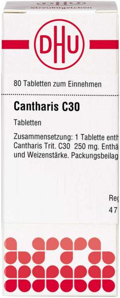 Cantharis C 30 Tabletten 80 Stück