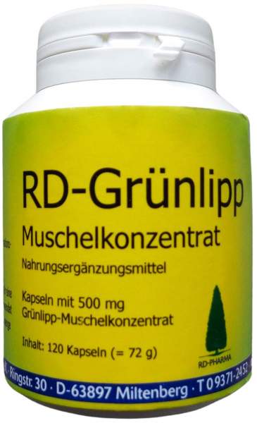 Rd Grünlipp Muschelkonzentrat Kapseln 120 Stück