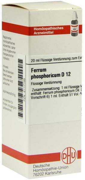 Ferrum Phosphoricum D12 Dilution 20 ml Dilution