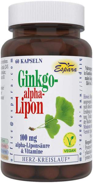 Ginkgo Alpha Lipon 60 Kapseln
