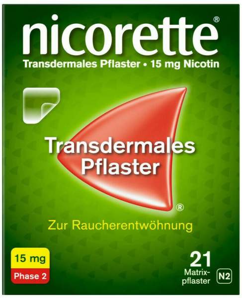 Nicorette TX-Pflaster 15 mg 21 Stück