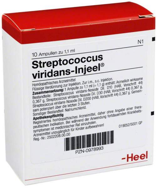Heel Streptococcus Viridans-Injeel 10 Ampullen