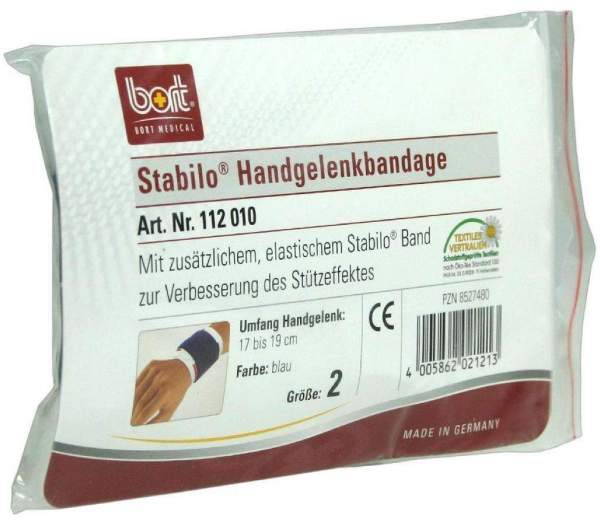 Bort Stabilo Handgelenkbandage Gr.2 Blau 1 Bandage