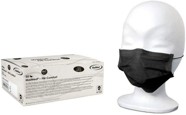Maimed Fm Comfort Ges.Maske Unste.Gummib.3l.Schw.