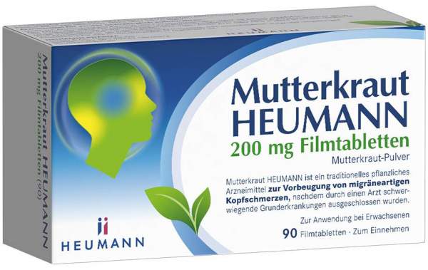 Mutterkraut Heumann 200 mg Filmtabletten 90 Stück