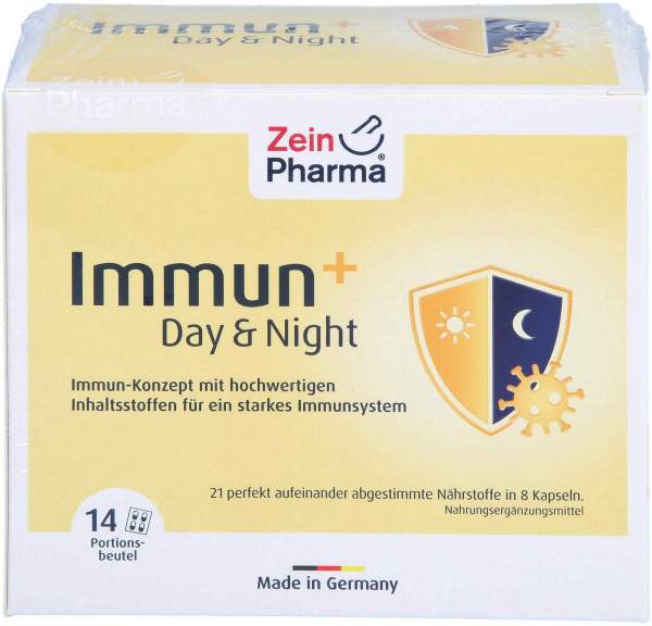 Immun+ DAY &amp; Night Kapseln Portionsbeutel f.7 Tage 14x4 Stück